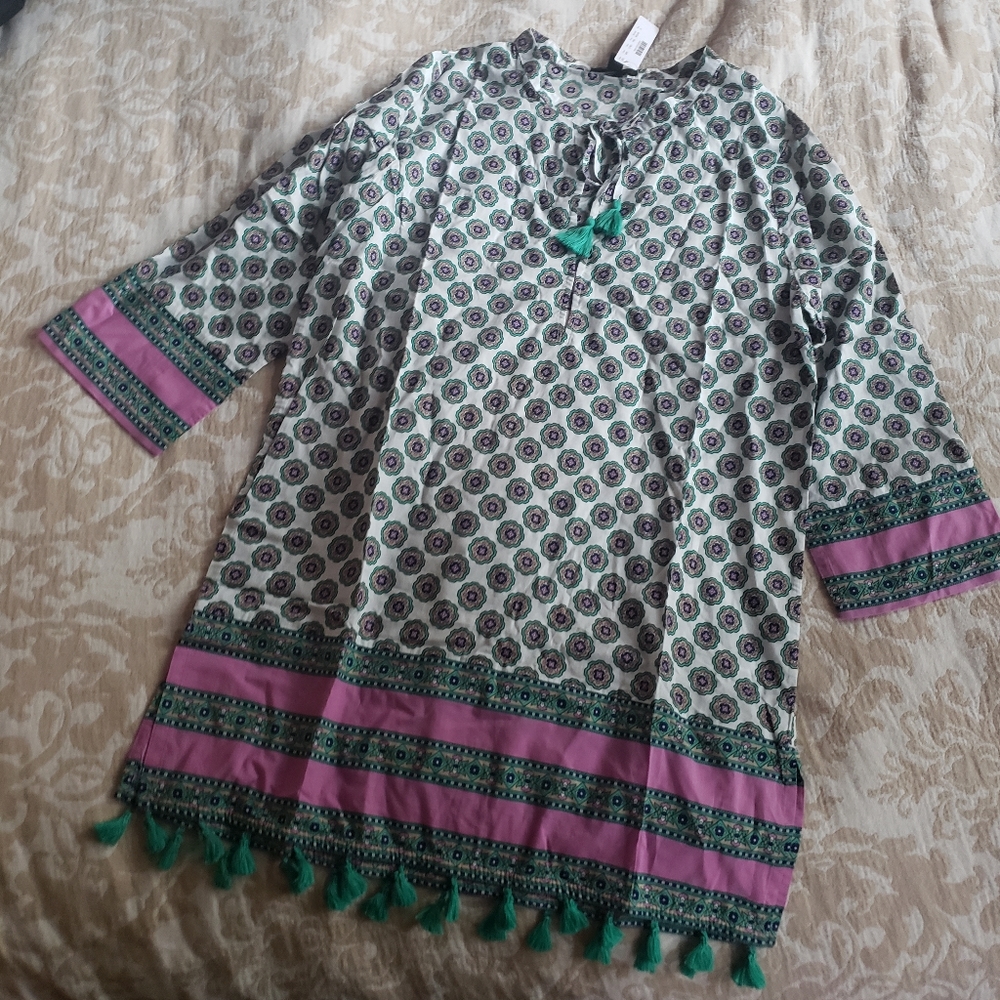 J. Crew swim cover up tunic